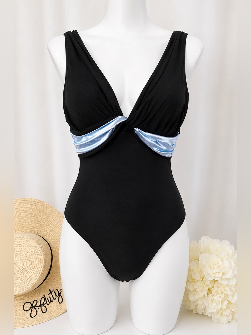 Women’s Sexy Black Swimsuit - Picture 1 of 14